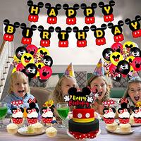 Gambar Mickey Birthday Party Decorations Supplies Including dari Home and Kitchen USA undefined 3 Tokopedia