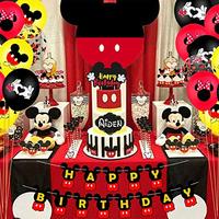 Gambar Mickey Birthday Party Decorations Supplies Including dari Home and Kitchen USA undefined 4 Tokopedia