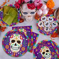 Gambar Day of the Dead Party Supplies Kit Serve 25 dari Home and Kitchen USA undefined 5 Tokopedia