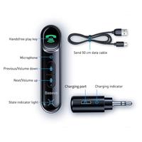 Gambar Baseus Car Bluetooth Receiver Aux 3.5MM Wireless Audio Receiver - Hitam dari Gadget Original Official undefined 3 Tokopedia