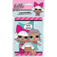 Gambar BirthdayExpress LOL Surprise Party Supplies 32 Invitations dari Home and Kitchen USA undefined 1 Tokopedia