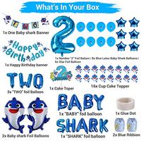 Gambar Empire Party Supply Baby Shark 2nd Birthday Decorations Boy dari Home and Kitchen USA undefined 4 Tokopedia