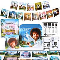 Gambar Bob Ross Party Supplies (Standard) Classic Happy Birthday dari Home and Kitchen USA undefined 4 Tokopedia