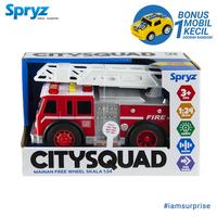 Gambar Spryz Citysquad BARU 1:24 Mobil Ambulan-Pemadam-Bis Sekolah-Helikopter - Helikopter Biru dari spryz toys undefined 4 Tokopedia