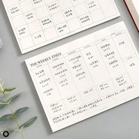 Gambar BACK2LIFE 1PC Memo 60 Pages Office Scool Supplies Notebook Weekly Plan dari BAGUS Store 57 undefined 4 Tokopedia