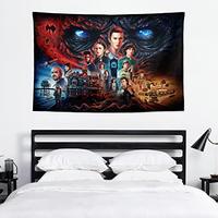 Gambar Thriller Pattern Tapestry, Halloween Wall Art Decoration -60X40 Inch dari Home and Kitchen USA undefined 5 Tokopedia
