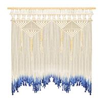 Gambar Macrame Wall Hanging Boho Wall Art Rope Woven Tapestry Tassels dari Home and Kitchen USA undefined 4 Tokopedia