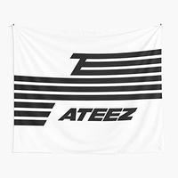 Gambar ATEEZS Flag Wall Tapestry, Pop Art Tapestry Wall Hanging dari Home and Kitchen USA undefined 1 Tokopedia