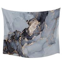 Gambar Arts Language Tapestry Grey Ombre Ink Abstract Marble Wall Hanging dari Home and Kitchen USA undefined 5 Tokopedia
