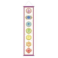 Gambar Funnytree 12'x59' Large Yoga Tapestry Meditation Studio Room 7 Chakra dari Home and Kitchen USA undefined 1 Tokopedia