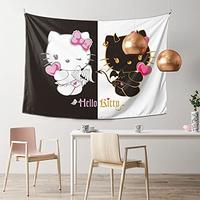 Gambar Pink Hanging Tapestry Black and White Wall Blanket Art(40 x 60 inch) dari Home and Kitchen USA undefined 5 Tokopedia