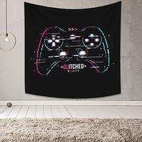 Gambar Leowefowas Virtual Video Game Tapestry Wall Hanging -29.5'x29.5' dari Home and Kitchen USA undefined 3 Tokopedia