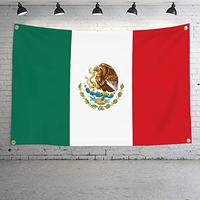 Gambar Tapestry Wall Hanging,Mexican Flag Hippie Art Wall Tapestry dari Home and Kitchen USA undefined 4 Tokopedia
