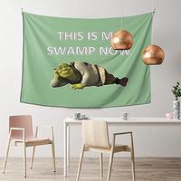 Gambar Tapestry-Shrek-- 3d Boutique Wall Pop Tapestry Art Decoration-60*40 In dari Home and Kitchen USA undefined 5 Tokopedia