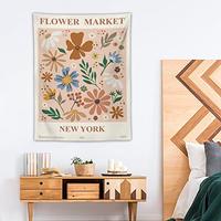 Gambar Puurbol Flower Market Botanical Tapestry College Dorm Poster Wall Art dari Home and Kitchen USA undefined 3 Tokopedia
