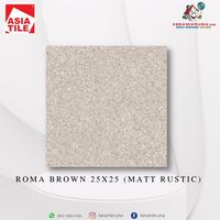 Gambar Keramik Lantai Asia Tile 25x25 Roma Brown Matt Rustic Kasar dari keramikruma22 undefined 1 Tokopedia