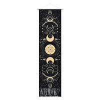 Gambar Moon Tapestry Moon Phase Tapestry Bohemian Wall Art dari Home and Kitchen USA undefined 1 Tokopedia