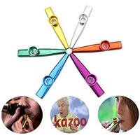 Gambar LovesTown Kazoos Musical Instruments,6 Different Colors of Metal dari Home and Kitchen USA undefined 4 Tokopedia