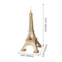 Gambar Robotime Rolife Eiffel Tower Model 3D Wooden Puzzle TG501 dari ZainCollection1_NEW undefined 2 Tokopedia
