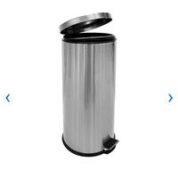 Gambar Tempat Tong Sampah Tinggi Bulat Stainles Slow Close Cafe 30LT 114 - 20 Liter dari JIPD MALL undefined 1 Tokopedia