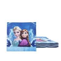Gambar Frozen Theme Party Supplies, 18 Plates, 20 Napkins and 1 Tablecloth dari Home and Kitchen USA undefined 4 Tokopedia