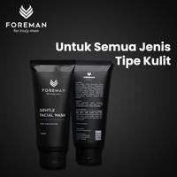 Gambar Pembersih Wajah Pria Mengangkat Sel Kulit Mati anti acne dari Foreman Skincare Pria undefined 5 Tokopedia