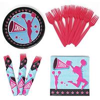 Gambar Cheerleading Value Party Supplies Pack (60 Pieces for 16 Guests) dari Home and Kitchen USA undefined 1 Tokopedia