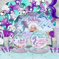 Gambar Mermaid Party Decorations Mermaid Birthday Party Supplies Mermaid dari Home and Kitchen USA undefined 3 Tokopedia