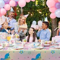 Gambar Unicorn Party Tableware Set - Rainbow Unicorn Party Supplies-114 PCS dari Home and Kitchen USA undefined 5 Tokopedia