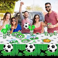 Gambar ADXCO 169 Pieces Soccer Theme Party Supplies Set Disposable Party dari Home and Kitchen USA undefined 2 Tokopedia