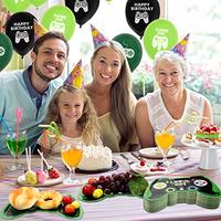 Gambar 40Pcs 11 Inches Game Controller Birthday Party Plates - Video Game dari Home and Kitchen USA undefined 5 Tokopedia