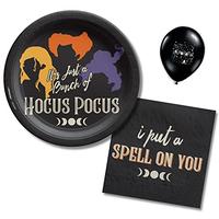 Gambar Amscan Hocus Pocus Party Supplies Bundle with 16 Plates and Napkins dari Home and Kitchen USA undefined 1 Tokopedia