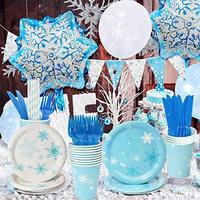 Gambar TOBENUB Frozen Birthday Party Supplies, Frozen Birthday Decorations dari Home and Kitchen USA undefined 5 Tokopedia