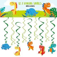 Gambar Dinosaur Birthday Party Supplies Serves 16 with Backdrop-173pcs dari Home and Kitchen USA undefined 3 Tokopedia