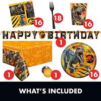 Gambar Unique Jurassic World Birthday Party Supplies | Jurassic Park Birthday dari Home and Kitchen USA undefined 4 Tokopedia