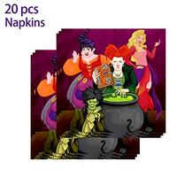 Gambar Hocus Pocus Party Supplies,Hocus Pocus Plates Napkins & Tablecloth Set dari Home and Kitchen USA undefined 2 Tokopedia