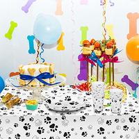 Gambar durony 159Pieces Dog Paw Print Party Supplies Set Including 108x54Inch dari Home and Kitchen USA undefined 3 Tokopedia
