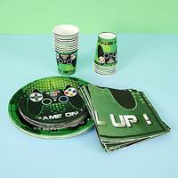 Gambar WERNNSAI Video Game Party Tableware Set - Gaming Party Supplies-64 PCS dari Home and Kitchen USA undefined 3 Tokopedia