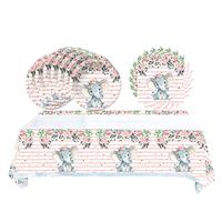 Gambar Cemtetnech 41pcs Pink Elephant Baby Shower Party Supplies Decoration dari Home and Kitchen USA undefined 2 Tokopedia