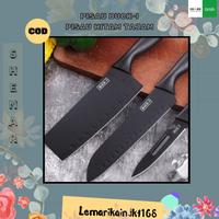 Gambar IV237 New Pisau Dapur Black Hitam murah Pisau knife pisau dapur buck p dari Kotrun09 undefined 1 Tokopedia