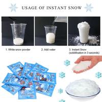 Gambar Bubuk Pembuat Salju Instant Snow Slime Powder Fake Salju Buatan instan dari BAHRISTORESS undefined 3 Tokopedia