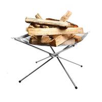 Gambar Stand Tempat Api Unggun Portable untuk Outdoor camping Silver dari CV BUMI JEJAK KREASI undefined 3 Tokopedia