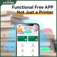 Gambar A4 Portable Inkless Printer Mini Document Thermal Printers Barcode BT dari PastiIMPORT undefined 3 Tokopedia