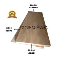 Gambar Papan Kayu Mahoni Serut Halus Ukuran 2 x 20 x 200 cm - 2x20x120, Mahoni dari PD Tunas Mulya undefined 2 Tokopedia