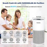 Gambar FAMOOKLAN Air Purifiers for Home with H13 True HEPA Filter dari Home and Kitchen USA undefined 4 Tokopedia