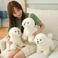 Gambar Pure White Cute Simulation Bichon Frise Dog Plush Toy dari Areta Market undefined 1 Tokopedia