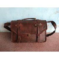 Gambar TAS SELEMPANG KULIT - TAS SEPEDA ONTEL PAKAI SLEMPANG - TAS ONTHEL - dari Atika Wirda Murni undefined 4 Tokopedia