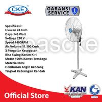 Gambar Kipas Angin Berdiri Kipas Industri Stand Fan 24" / 24 Inch CKE dari SumberSuksesShop undefined 1 Tokopedia