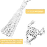 Gambar Fenghuangwu Curtain Tiebacks Tassel Tie-Backs-2 Pack - White dari Home and Kitchen USA undefined 5 Tokopedia