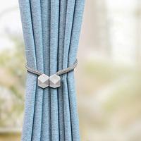 Gambar Qimee 4PCS Magnetic Curtain Tiebacks, Decorative Drape Tie Backs(Gray dari Home and Kitchen USA undefined 1 Tokopedia